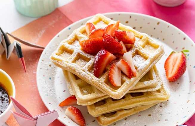 Waffle with Berries Image