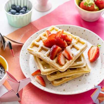 Waffle with Berries Image
